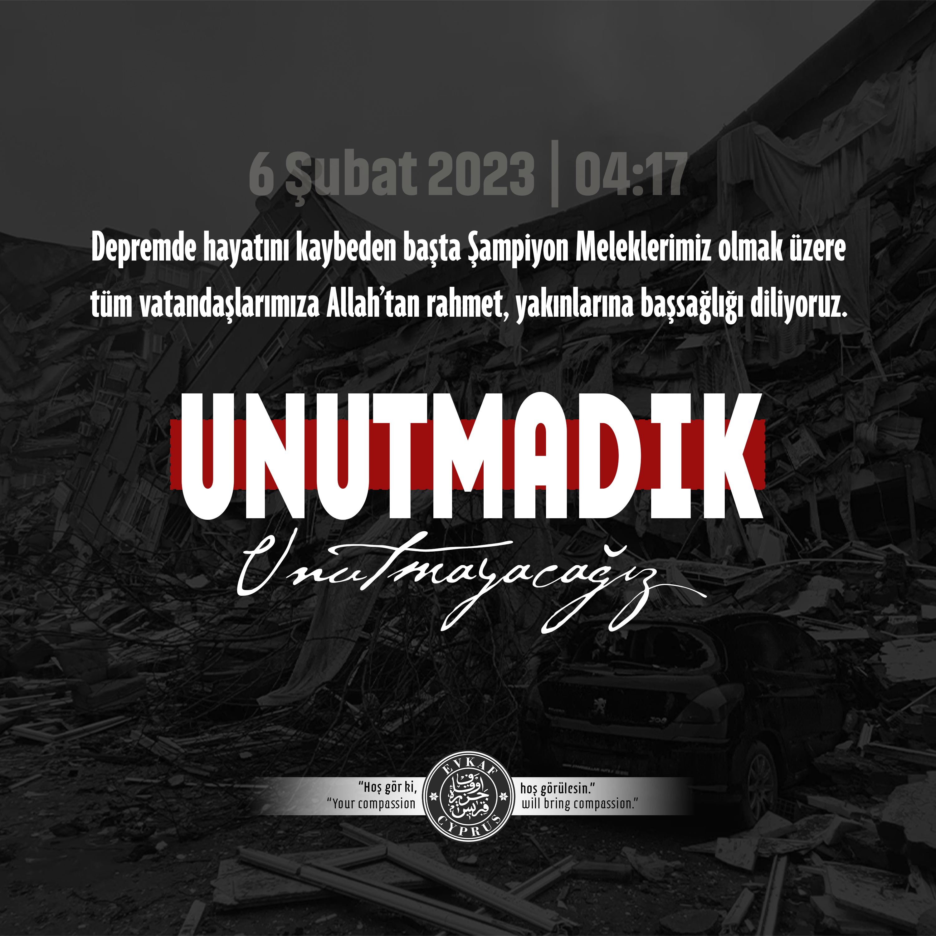 Depremin İzlerini Unutmadık, Unutmayacağız!
