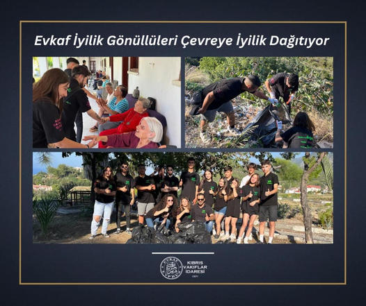 Evkaf İyilik Gönüllüleri Çevreye İyilik Dağıtıyor