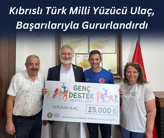 Kıbrıslı Türk Milli Yüzücü Ulaç, Başarılarıyla Gururlandırdı