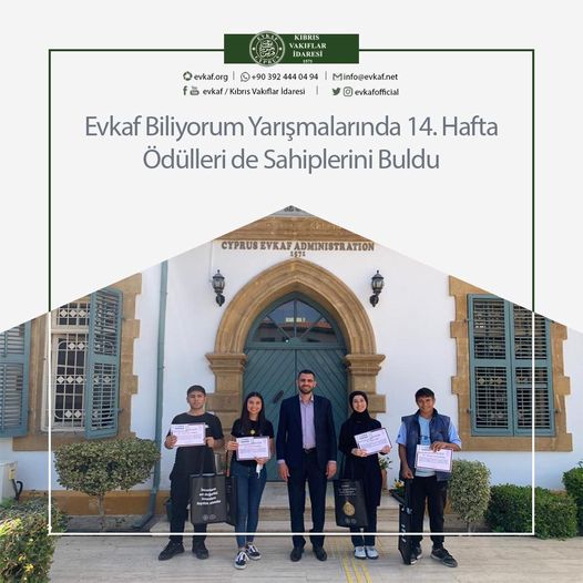 Evkaf Biliyorum Yarışmalarında 14. Hafta Ödülleri de Sahiplerini Buldu