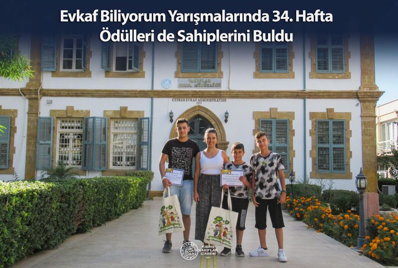 Evkaf Biliyorum Yarışmalarında 34. Hafta Ödülleri de Sahiplerini Buldu