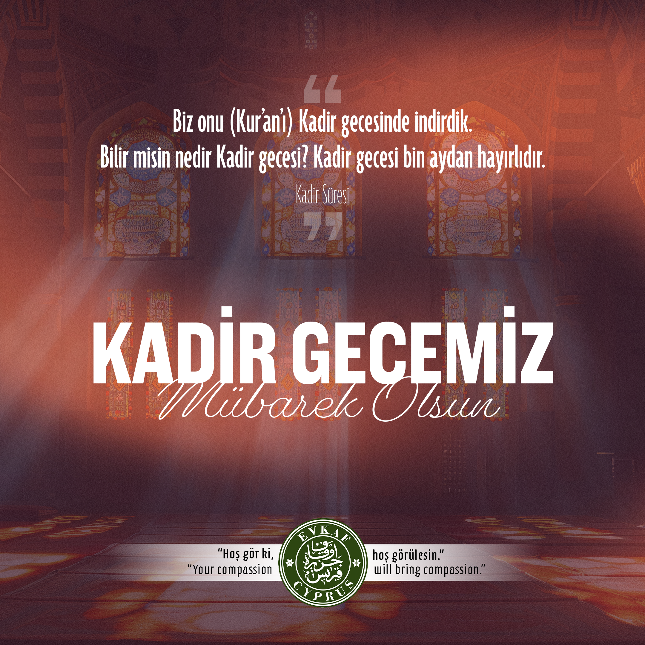 Kadir Gecemiz Mübarek Olsun