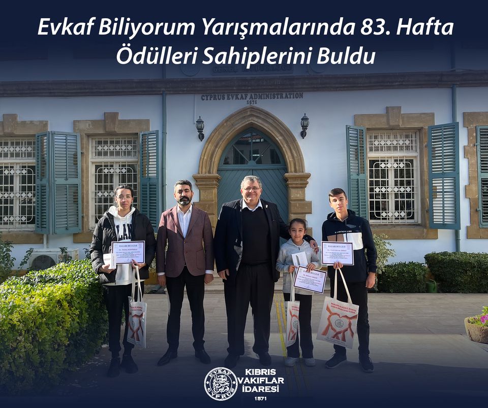 Evkaf Biliyorum Yarışmalarında 83. Hafta Ödülleri Sahiplerini Buldu