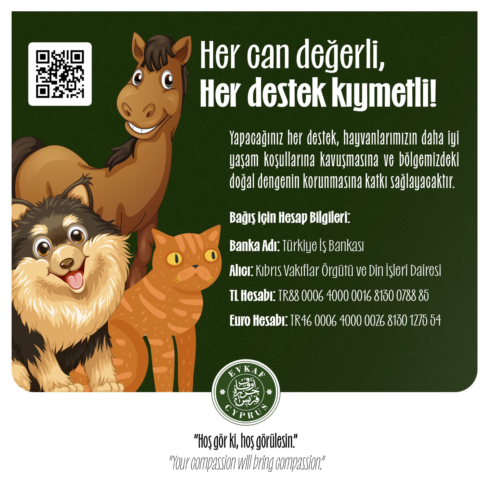 Her can değerli, her destek kıymetli