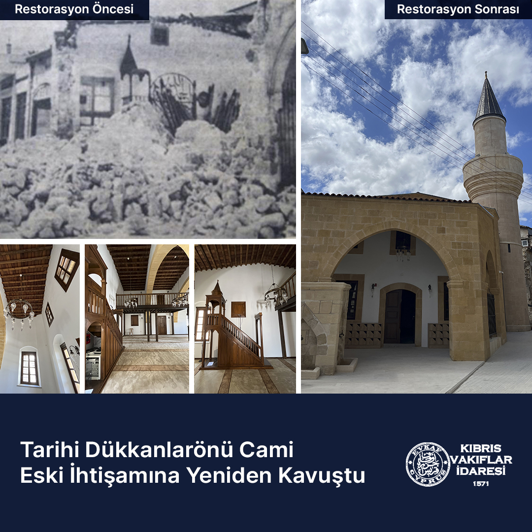 Tarihi Dükkanlarönü Cami Eski İhtişamına Yeniden Kavuştu