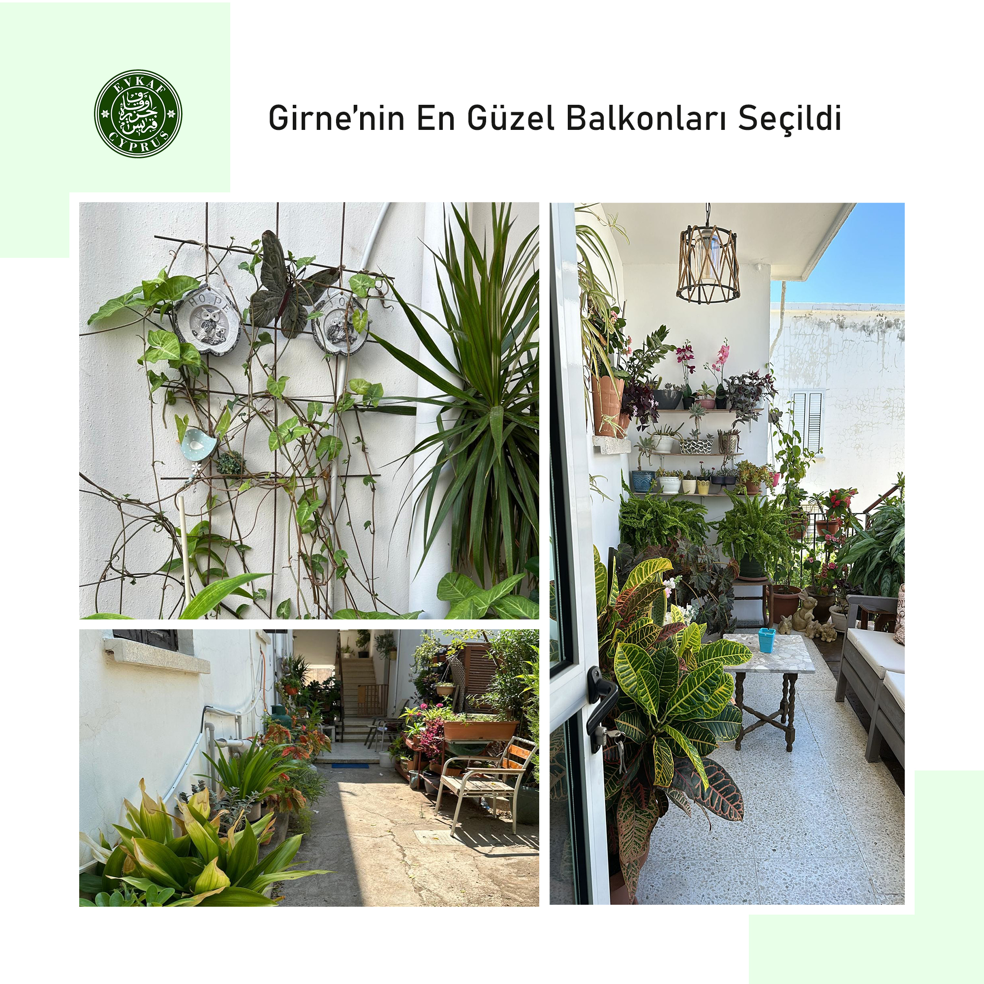 Girne’nin En Güzel Balkonları Seçildi