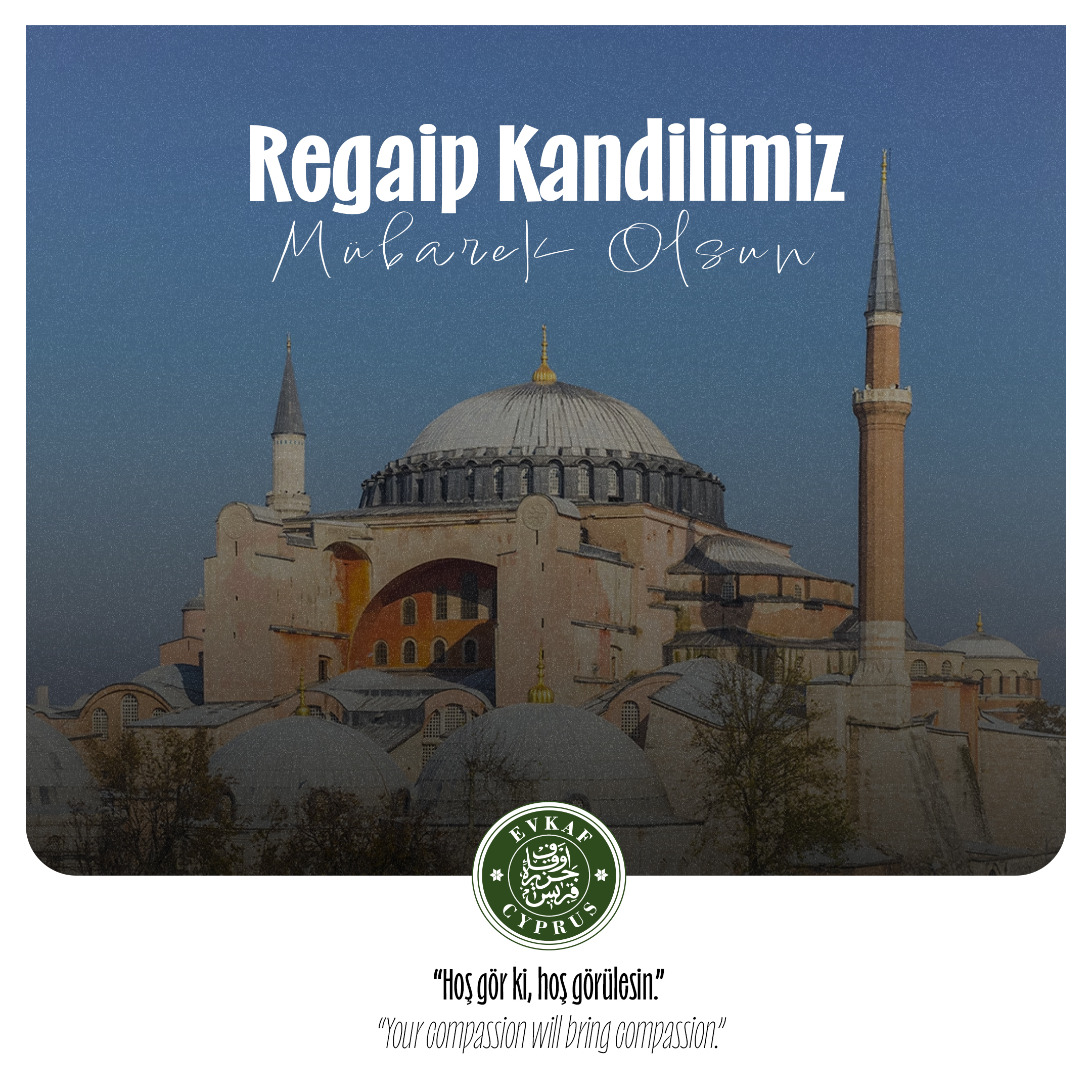 Tüm İslam Aleminin Regaip Kandili Mübarek Olsun