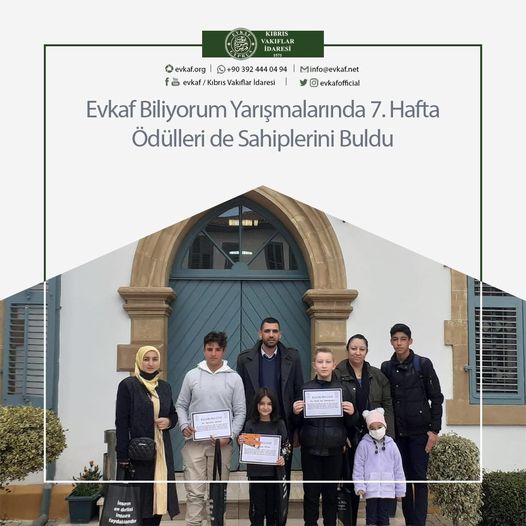 Evkaf Biliyorum Yarışmalarında 7. Hafta Ödülleri de Sahiplerini Buldu