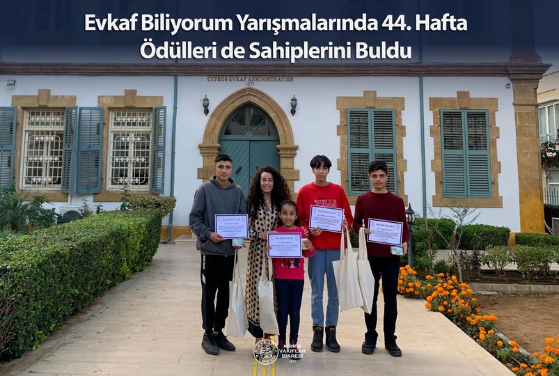 Evkaf Biliyorum Yarışmalarında 44. Hafta Ödülleri de Sahiplerini Buldu
