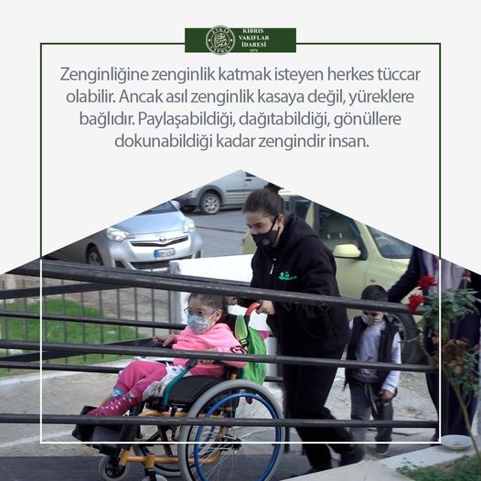 Zenginlik kasaya değil, yüreklere bağlıdır.