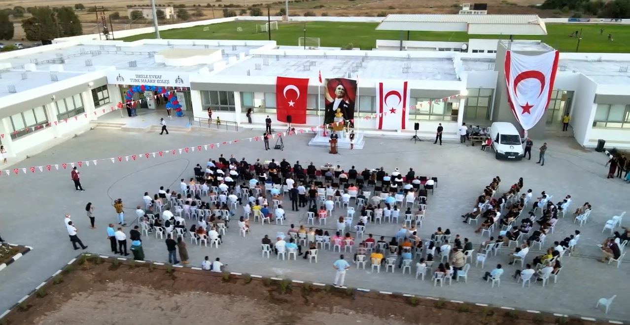 İskele Evkaf Türk Maarif Koleji Açıldı.
