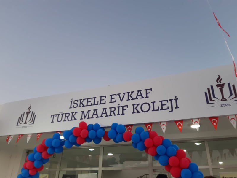 ‘İskele Evkaf Türk Maarif Koleji’ binası törenle açıldı.