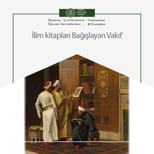 İlim kitapları Bağışlayan Vakıf.