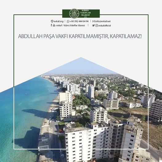 ABDULLAH PAŞA VAKFI KAPATILMAMIŞTIR, KAPATILAMAZ!