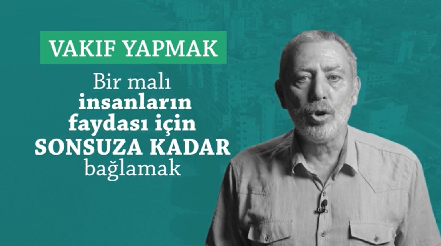 Vakıf sonsuza kadar devam eder.