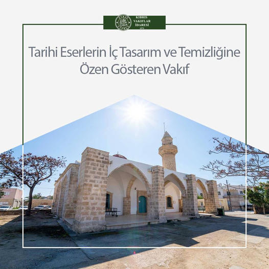 Tarihi Eserlerin İç Tasarım ve Temizliğine Özen Gösteren Vakıf.