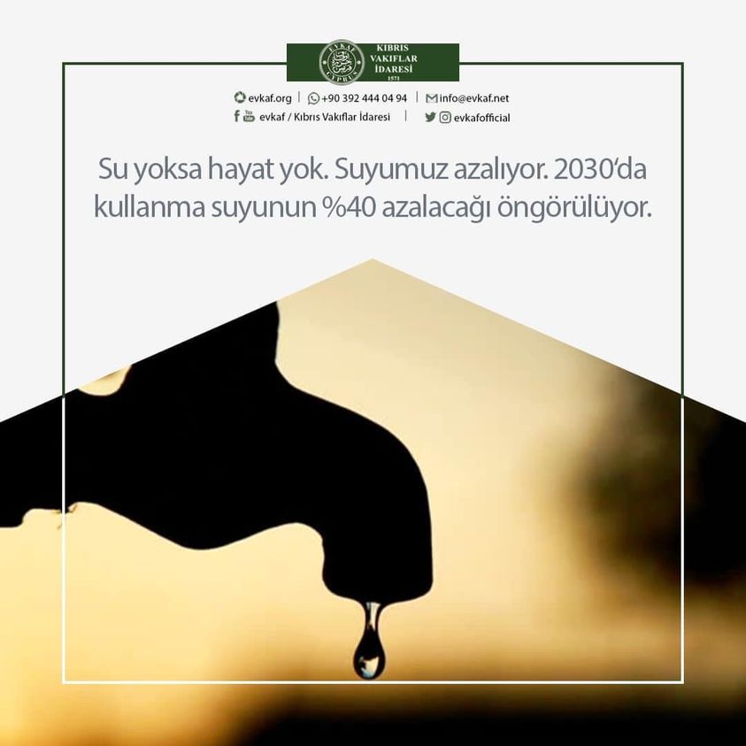 Su yoksa hayat yok.