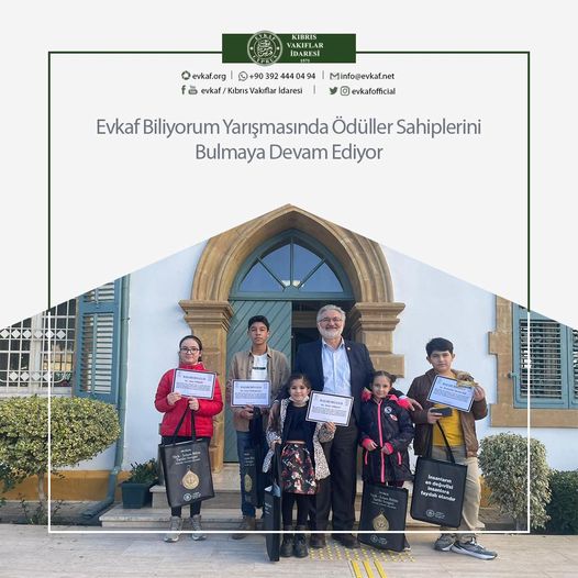 Evkaf Biliyorum Yarışmasında Ödüller Sahiplerini Bulmaya Devam Ediyor.