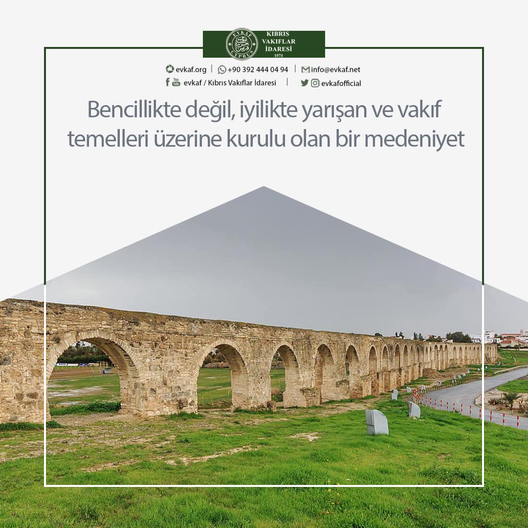 Bencillikte değil, iyilikte yarışan ve vakıf temelleri üzerine kurulu olan bir medeniyet.