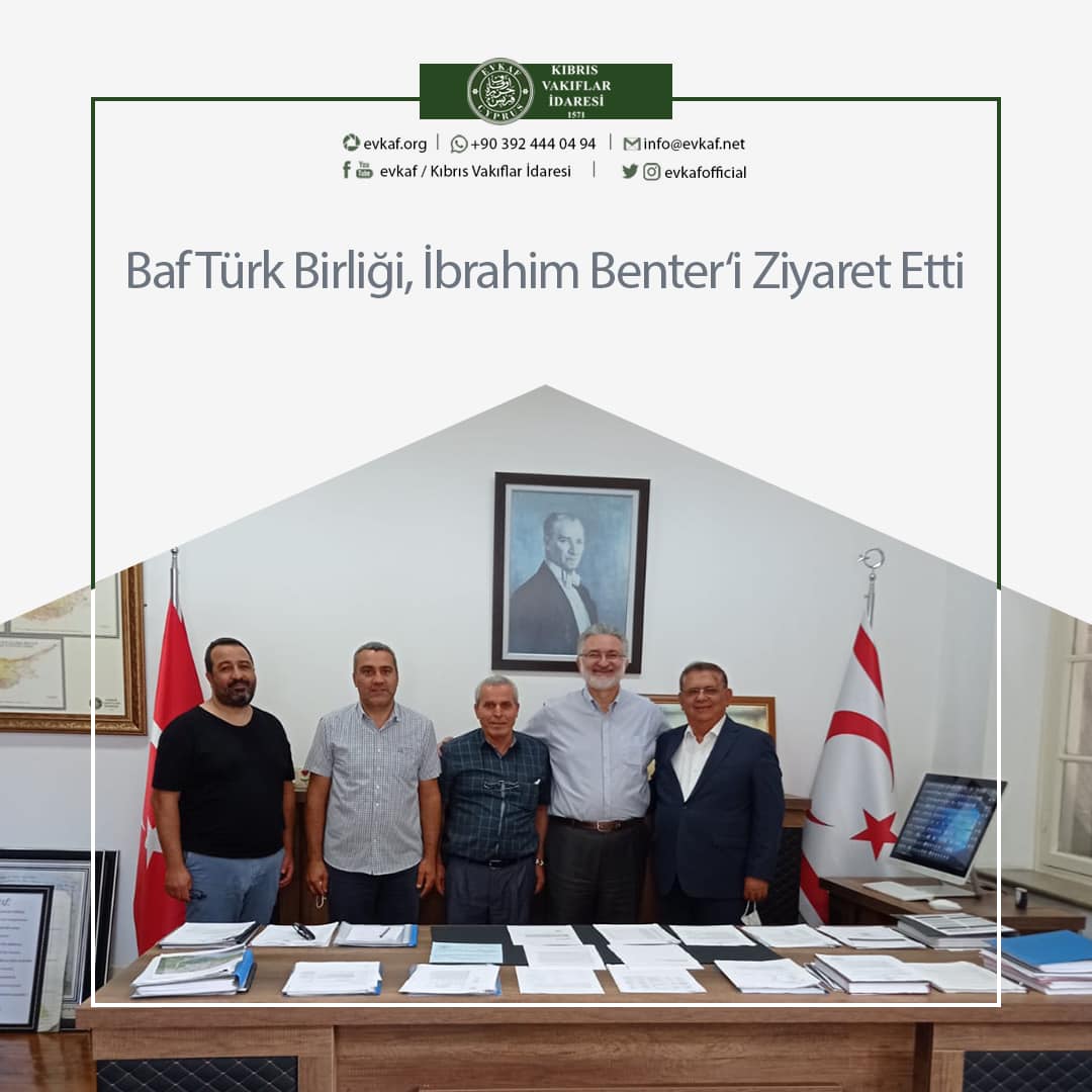 Baf Türk Birliği, İbrahim Benter‘i Ziyaret Etti.