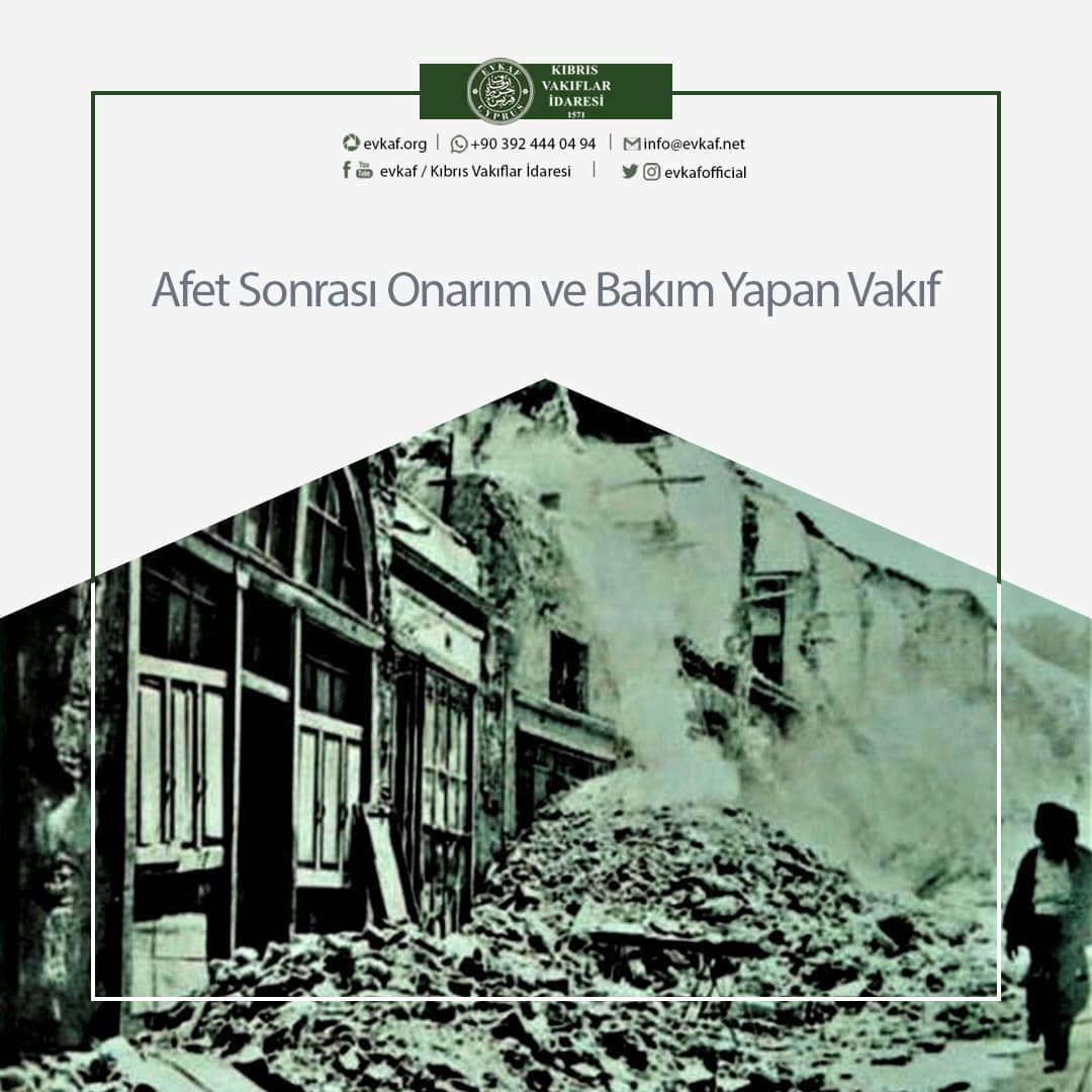 Afet Sonrası Onarım ve Bakım Yapan Vakıf.