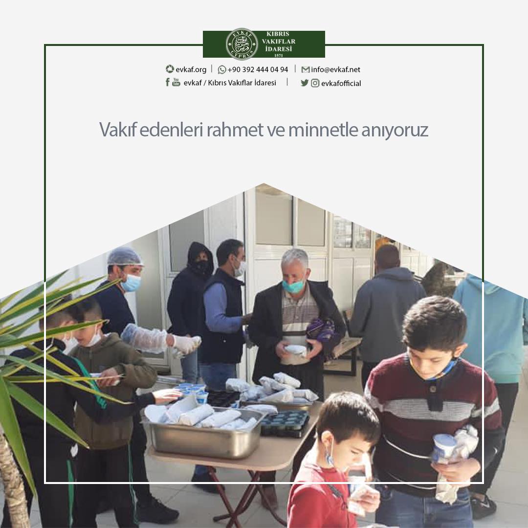 Vakıf edenleri rahmet ve minnetle anıyoruz.