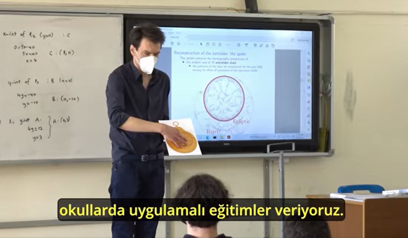 Lefkoşa Bedesten‘de Yer Alan 100 Objede Türk-İslam Bilim Tarihi Sergisi Kapsamında Okullarda Uygulamalı Eğitimler Verildi.