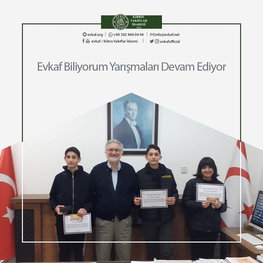 Evkaf Biliyorum Yarışmalarında 6. Hafta Ödülleri de Sahiplerini Buldu.