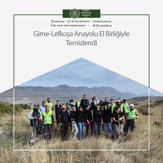 Girne-Lefkoşa Anayolu El Birliğiyle Temizlendi.