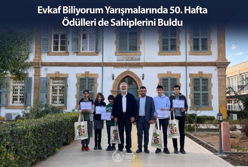 Evkaf Biliyorum Yarışmalarında 50. Hafta Ödülleri de Sahiplerini Buldu