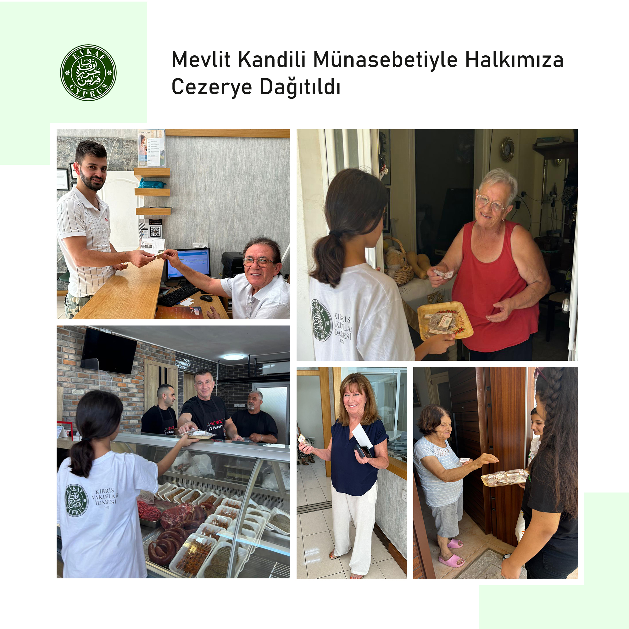 Mevlit Kandili Münasebetiyle Halkımıza Cezerye Dağıtıldı