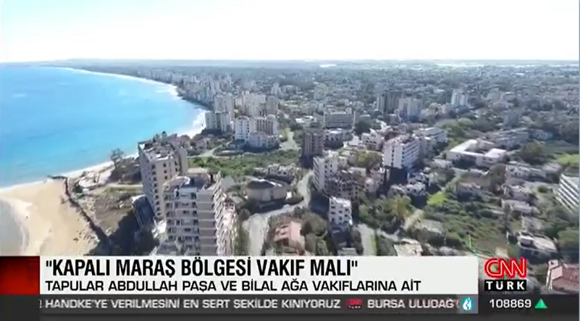 CNN Turk | CLOSED MARAS IS THE LEGACY OF LALA MUSTAFA PASHA AND ABDULLAH AGHA! IT IS ALL FOUNDATION PROPERTY!