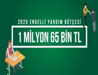 Evkaf used a budget of 1,065,000 TL for the disabled in 2020