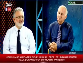 Our General Manager Prof. Dr. İbrahim Benter Answered Haluk Doğandor's Questions on Ada TV.
