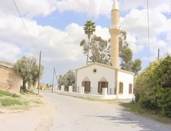 Historical Borderüstü Mosque restored by Cyprus Foundations Administration