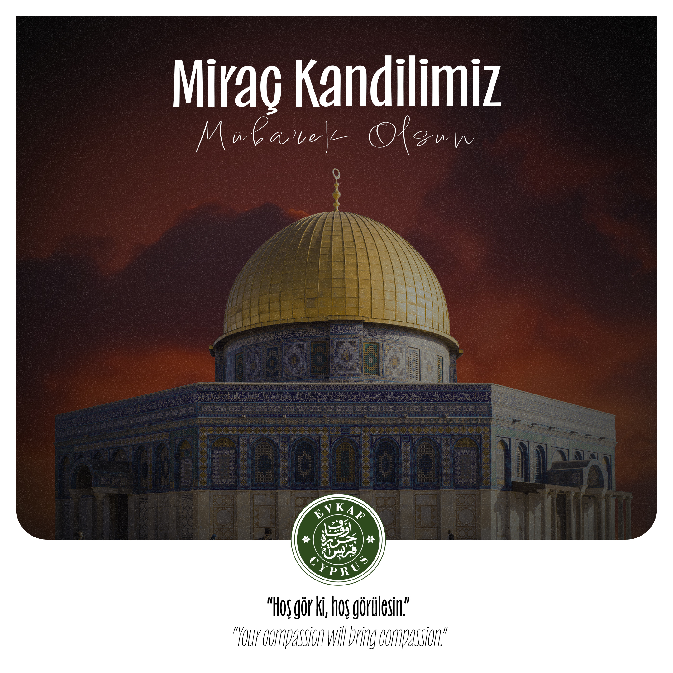 Miraç Kandilimiz Mübarek Olsun