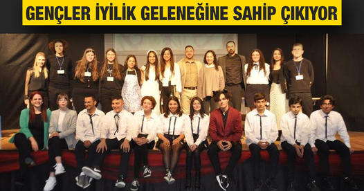 Gençler üreterek iyilik geleneğine sahip çıkıyor...