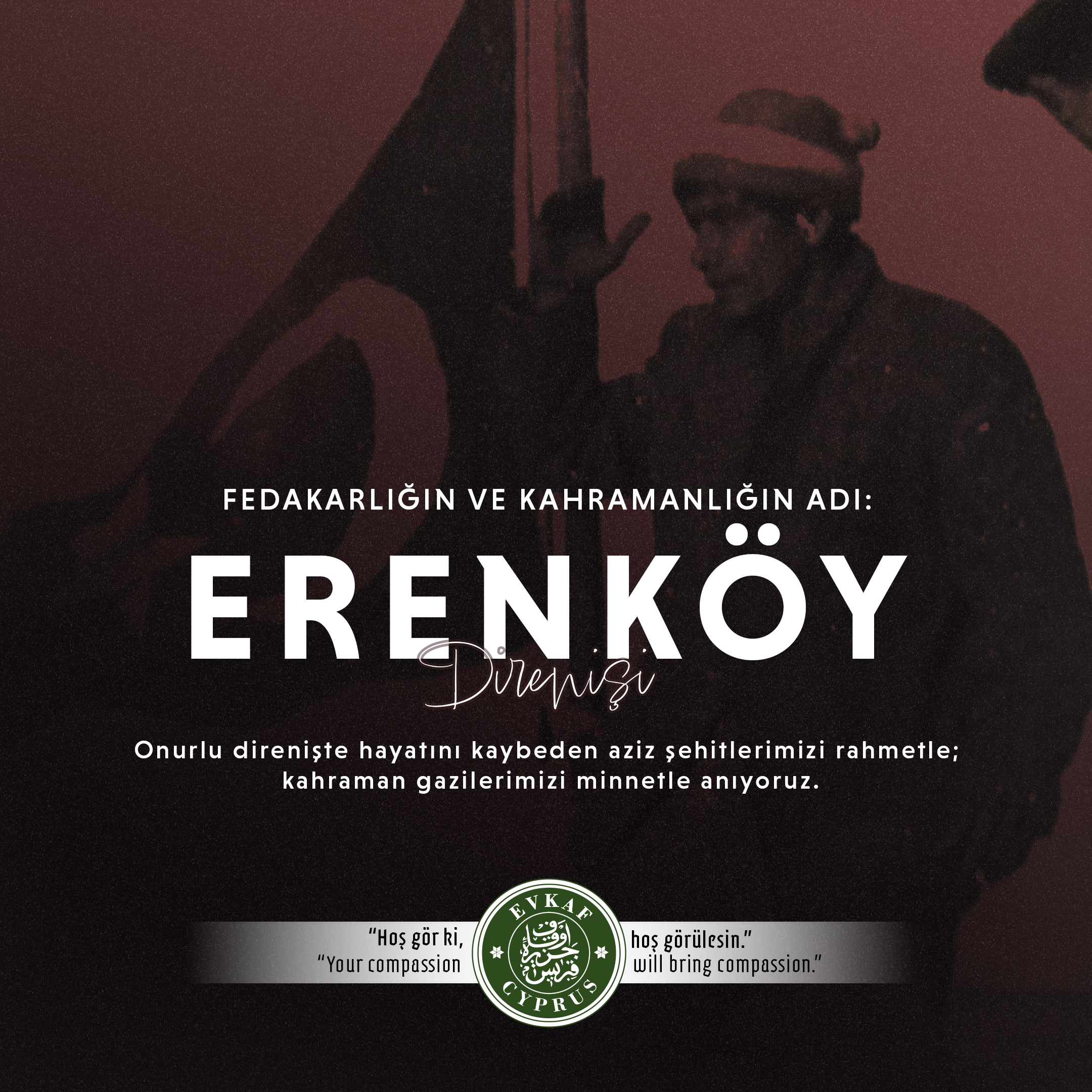 Şanlı Erenköy Direnişi’nin yıl dönümünde, tüm kahramanlarımızı saygıyla anıyoruz.