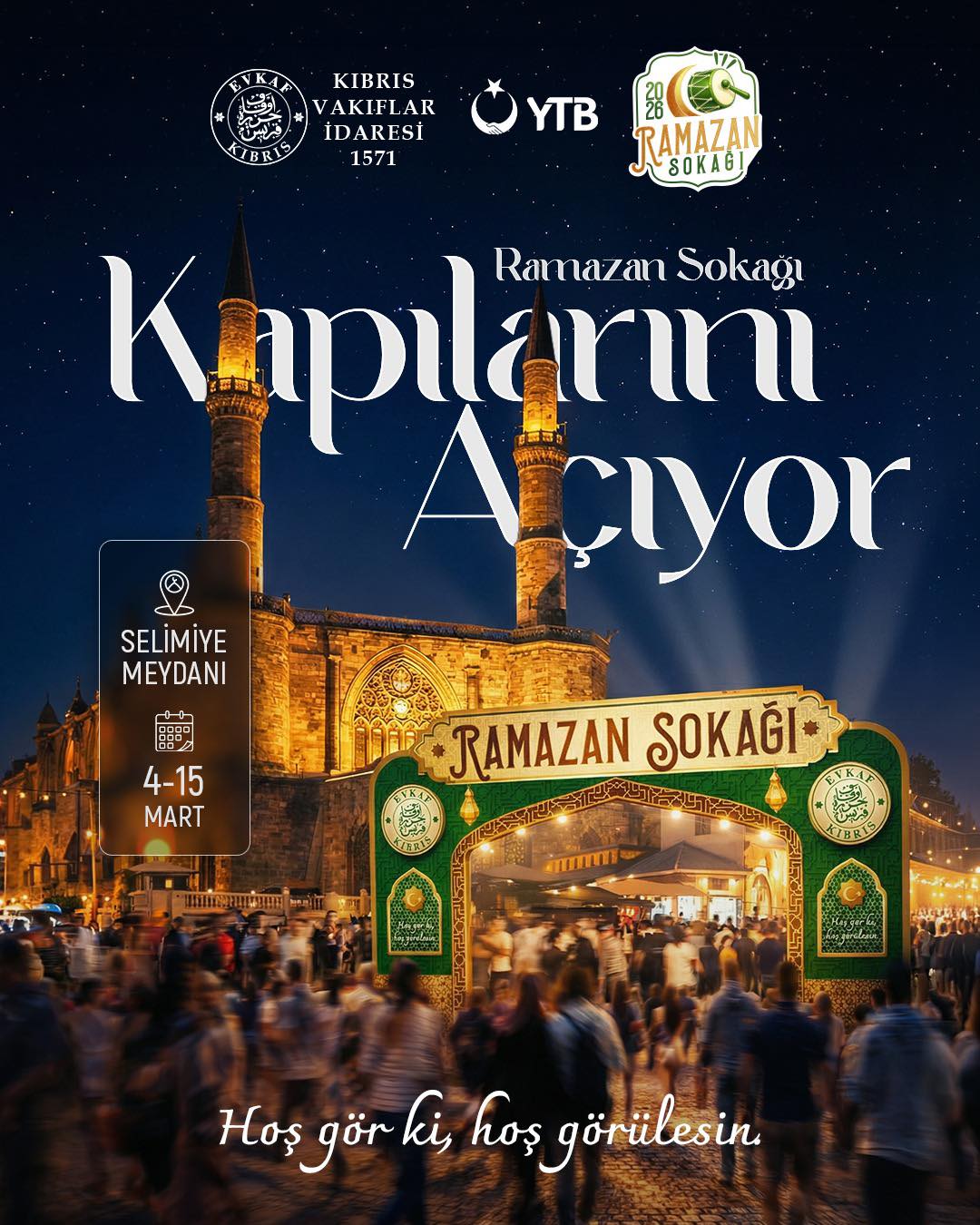 Ramazan, sadece bir ay değil…  Birliktir, berekettir, paylaşımdır.  Ramazan Sokağı kapılarını açıyor.