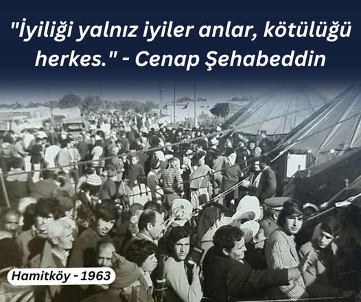 "İyiliği yalnız iyiler anlar, kötülüğü herkes." - Cenap Şehabeddin