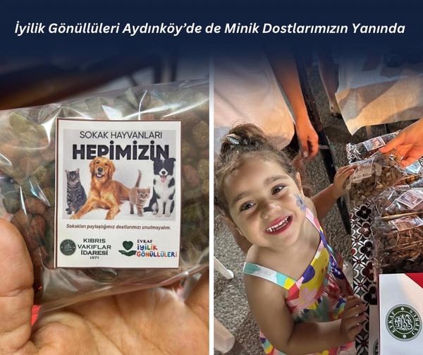 İyilik Gönüllüleri Aydınköy’de de Minik Dostlarımızın Yanında