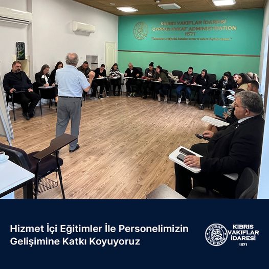 Hizmet İçi Eğitimler İle Personelimizin Gelişimine Katkı Koyuyoruz