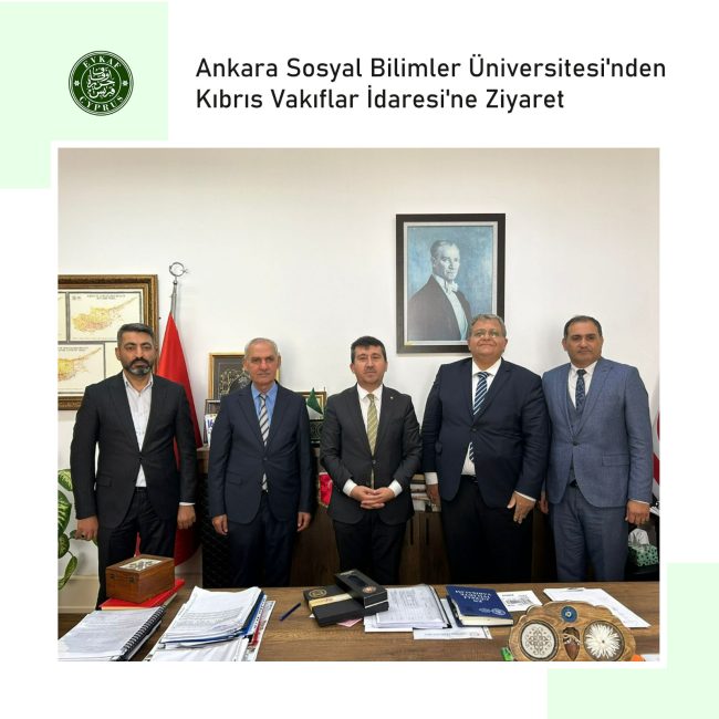 Visit to the Cyprus Evkaf Administration by Ankara Social Sciences University
