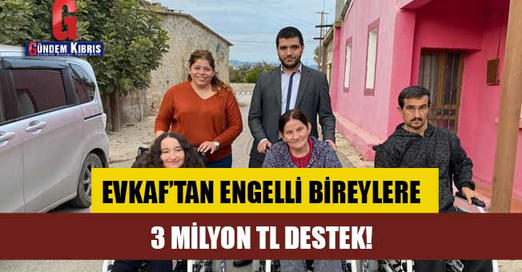 Important support from Evkaf to the disabled…