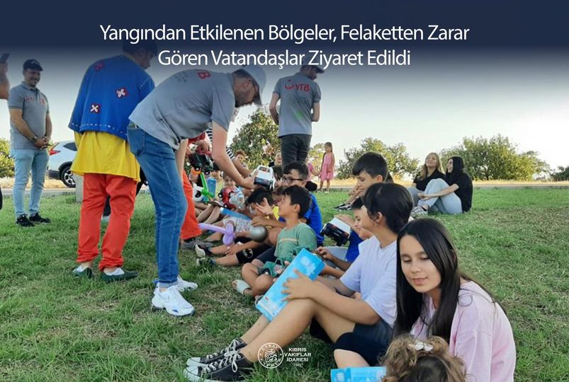 Areas Affected by Fire and Citizens Damaged by the Disaster were visited