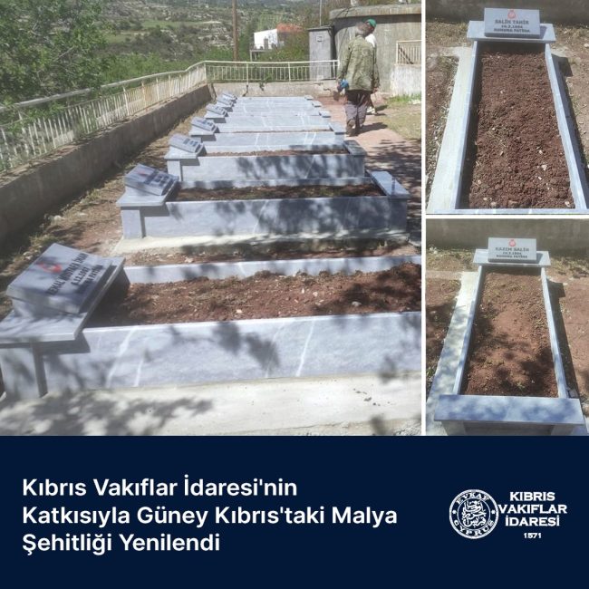 Renovation of Malya Martyrs’ Cemetery in Southern Cyprus with the Contribution of the Cyprus Evkaf Administration