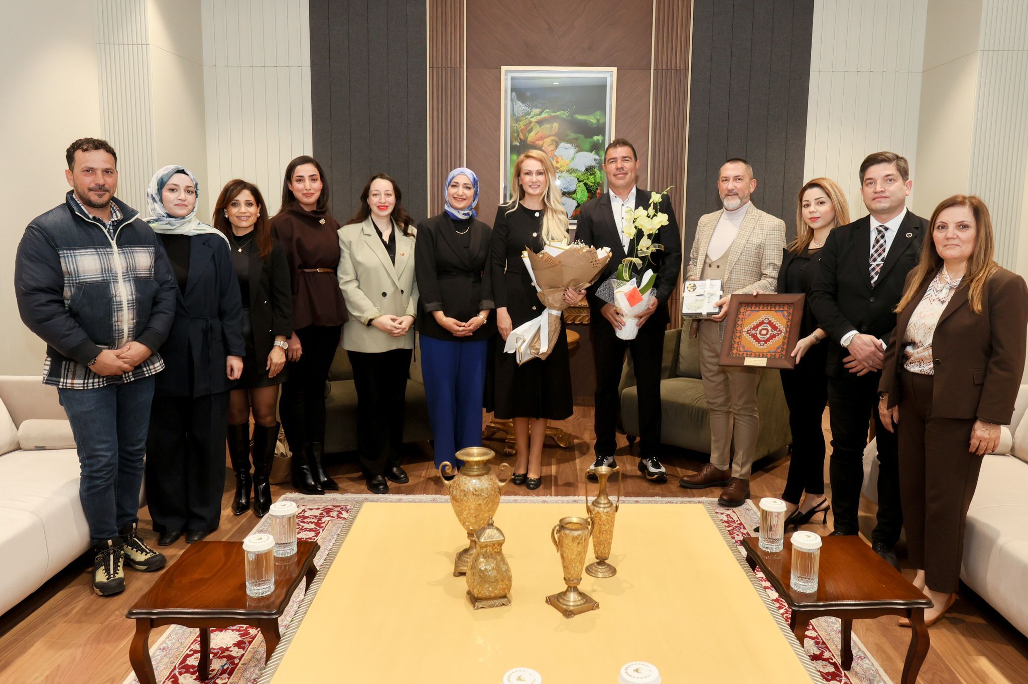 Evkaf Charity Volunteers Visit the Wife of the President, Nilden Bektaş Erhürman