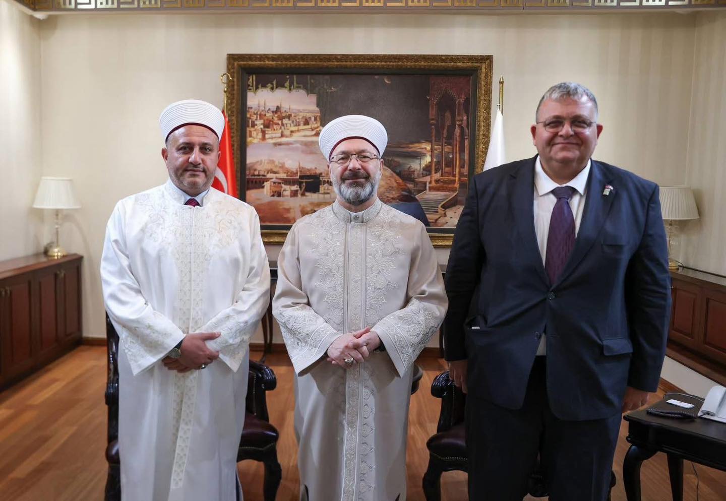 Cyprus Foundations Administration Director General Prof. Dr. Mustafa Tümer Visited the President of Religious Affairs Prof. Dr. Ali Erbaş