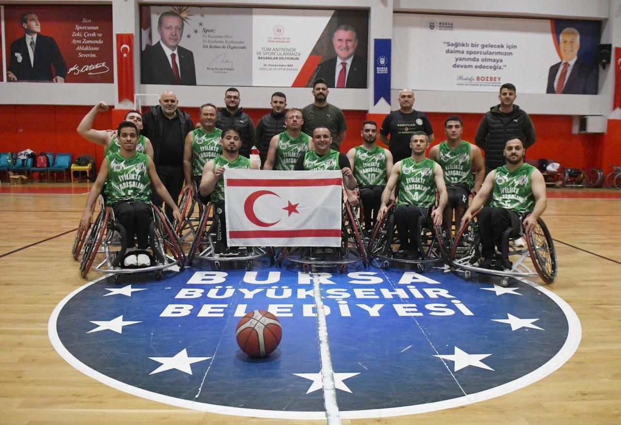 Vakıflar Wheelchair Basketball Team Returns Victorious from Away Match in Bursa