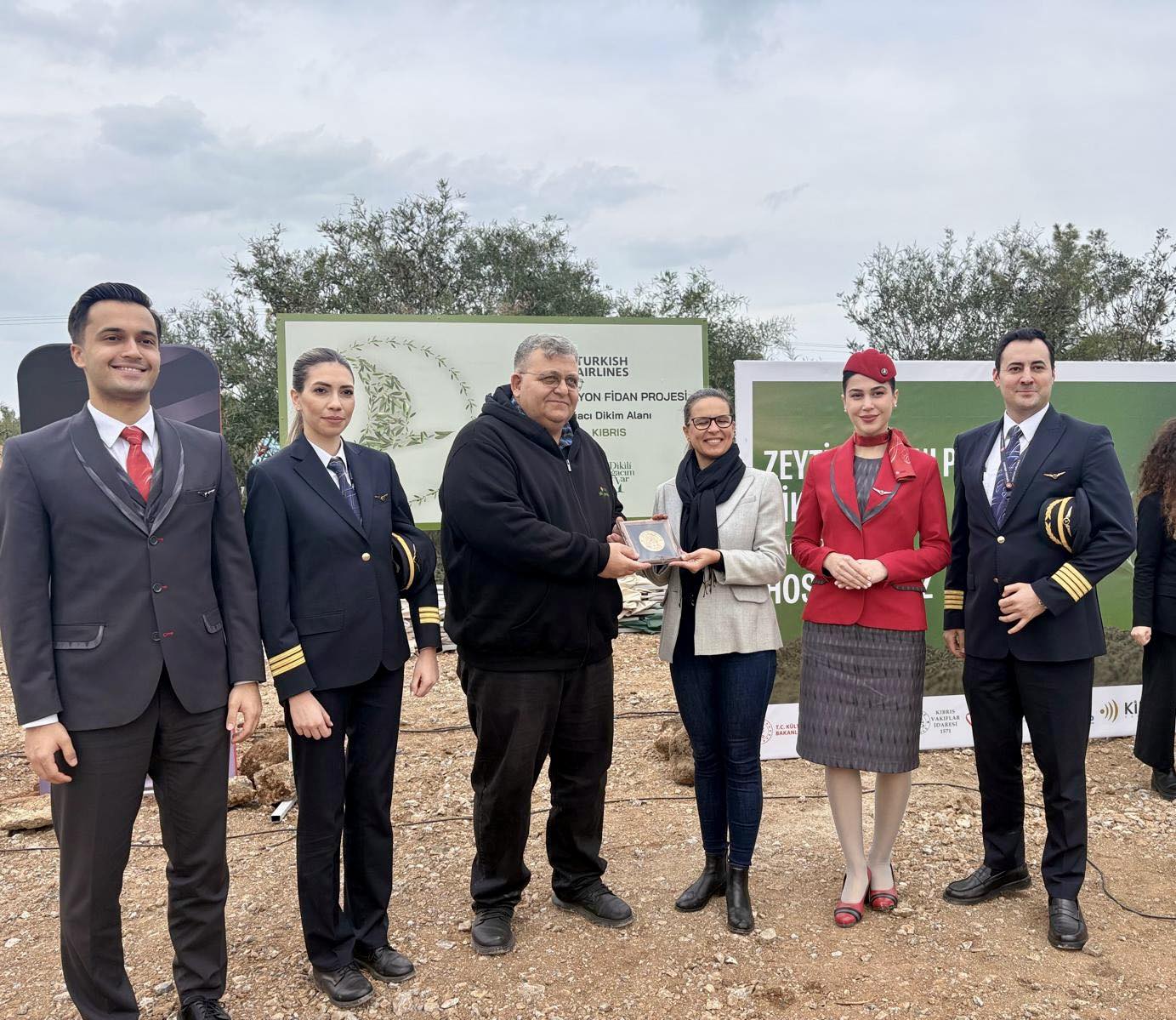 The “100,000 Olive Saplings Project” has been implemented in the TRNC (Turkish Republic of Northern Cyprus).